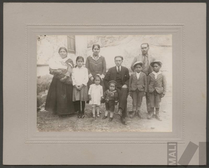 Retrato de grupo familiar