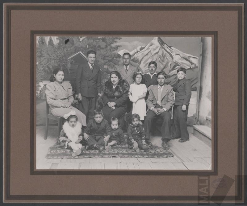 Retrato de grupo familiar