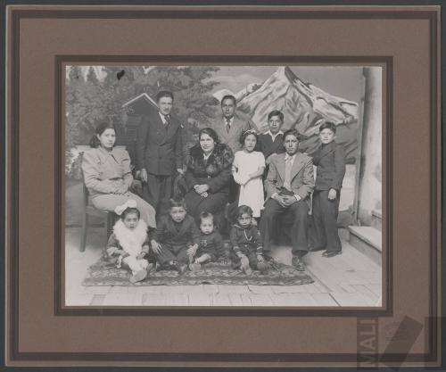 Retrato de grupo familiar