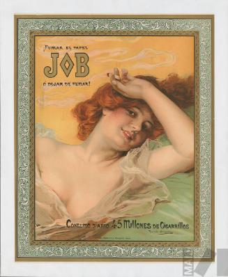 Afiche del papel de fumar JOB