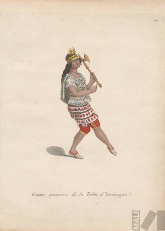 Guerrera de la tribu de Yurimagua. Serie Voyages au Pérou