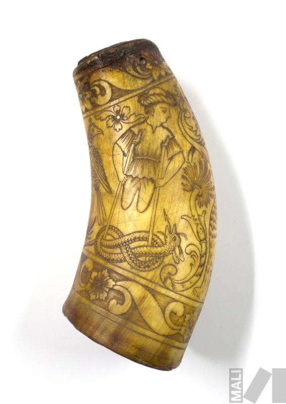 Vaso con escena mitológica