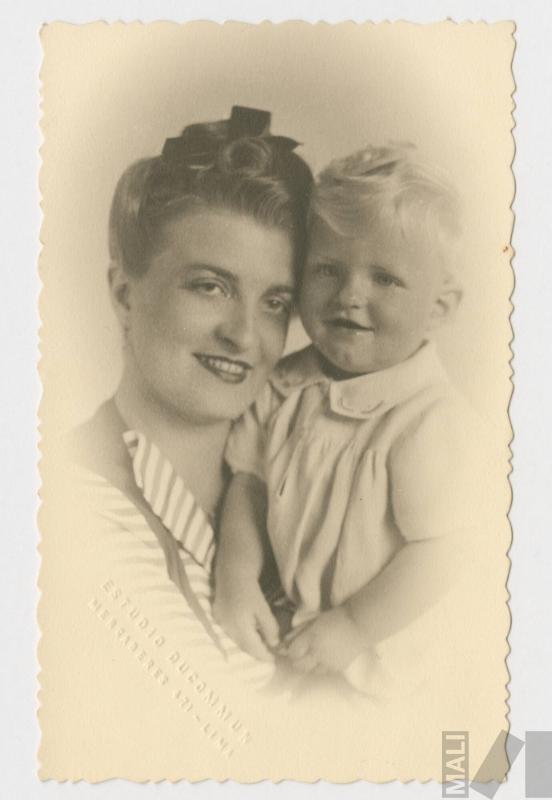 Mario Luis Canesa y su madre, Irma Zinhobl
