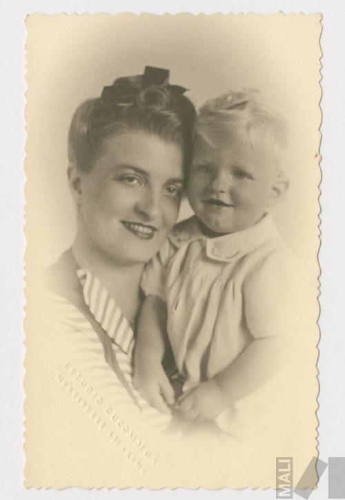 Mario Luis Canesa y su madre, Irma Zinhobl
