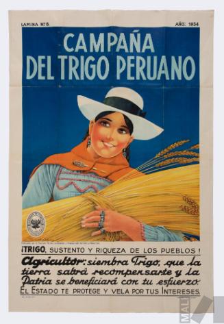 Afiche para la Campaña del Trigo Peruano