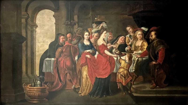 Salomé recibe la cabeza de san Juan Bautista