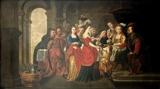 Salomé recibe la cabeza de san Juan Bautista