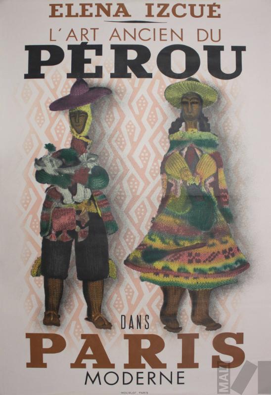 Afiche L’art ancien du Pérou dans Paris moderne