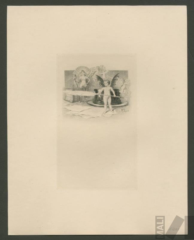 Viñeta para 'Le Paroissien du 
célibataire', libro de Octave 
Uzanne