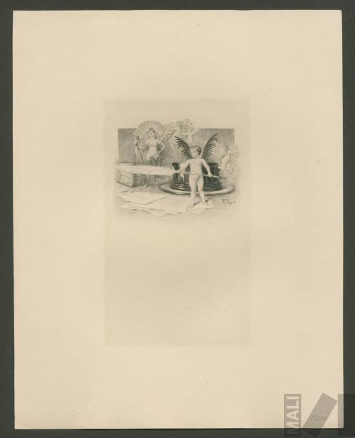 Viñeta para 'Le Paroissien du 
célibataire', libro de Octave 
Uzanne