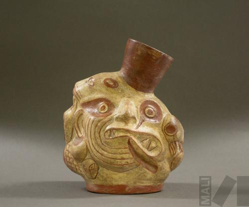 Cántaro con personajes zoomorfos e híbridos (Mundo Horroroso)