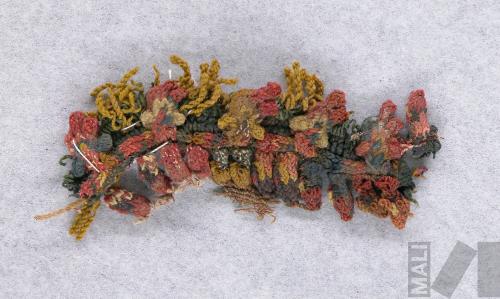 Adorno tridimensional en forma de cactus y flores