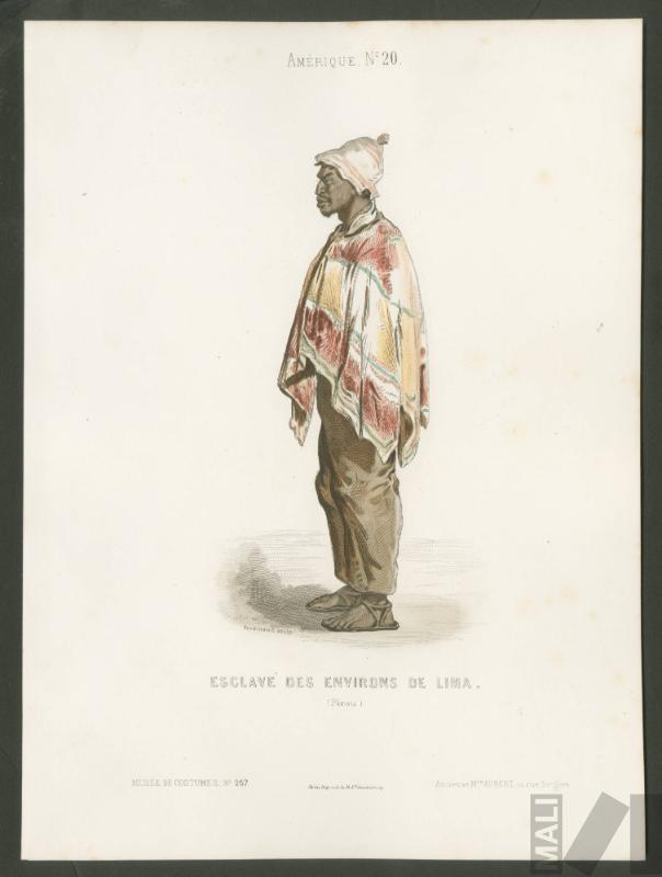Esclave des environs de Lima (Pérou) de la serie Musee Cosmopolite