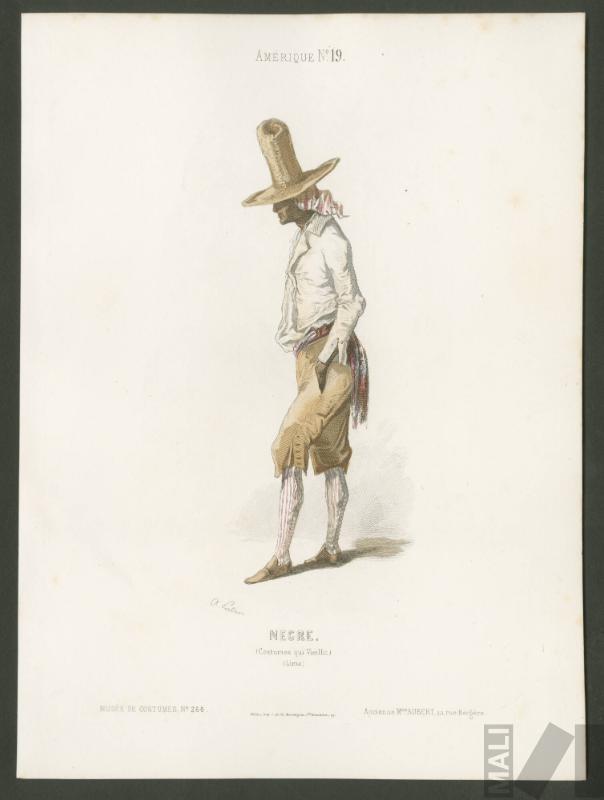 Negre (Costumes qui Vieillit) (Lima) de la serie Musee Cosmopolite