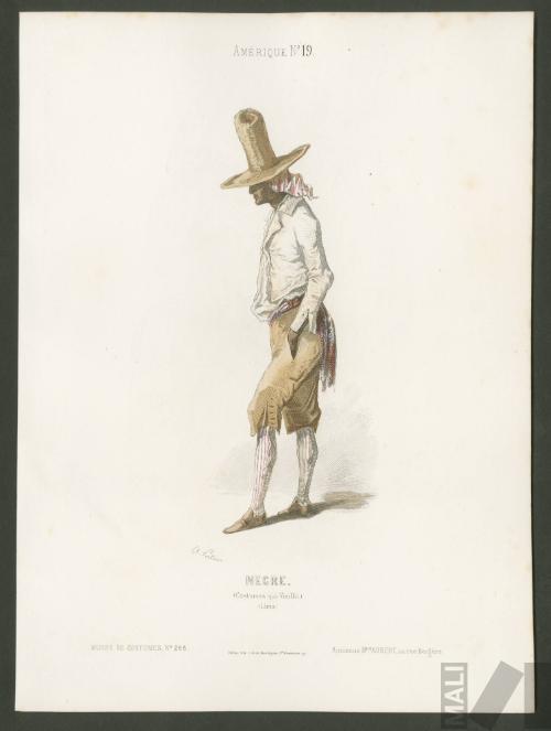 Negre (Costumes qui Vieillit) (Lima) de la serie Musee Cosmopolite