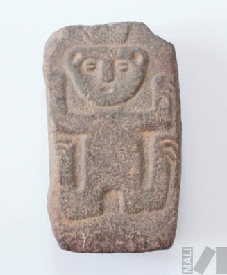 Bloque con representación de una criatura híbrida