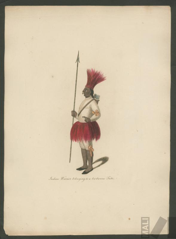 Indian Warrior Belonging to a Babarous Tribe