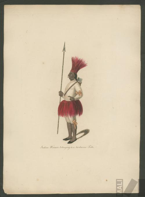 Indian Warrior Belonging to a Babarous Tribe