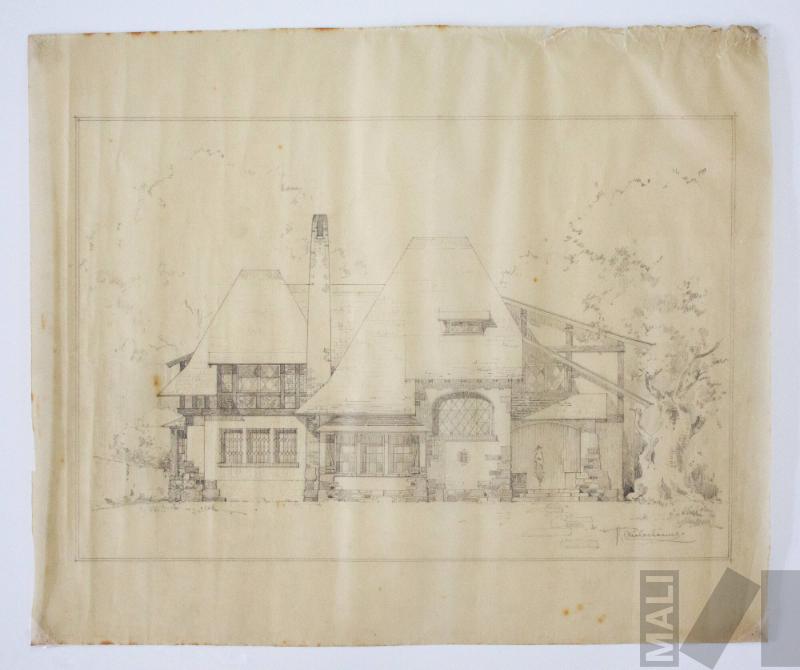 Diseño de casa para Elías Fernandini en El Olivar, Lima