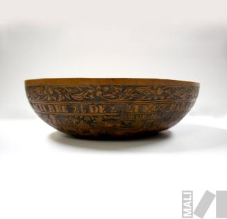 Mate plato dedicado a Luis Antonio Cárdenas Rivarola