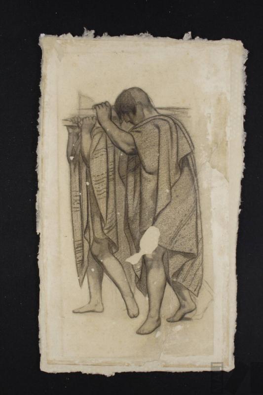 Cargadores indígenas, estudio para 'El entierro del cura o Manchaypuito'