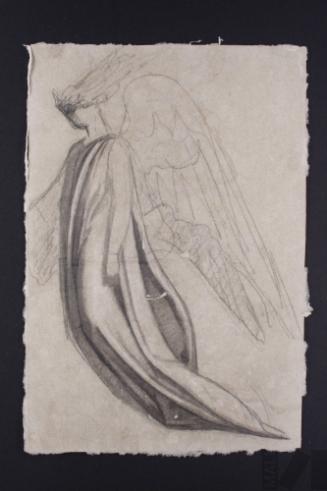 Ángel, estudio para 'El entierro del cura o Manchaypuito'