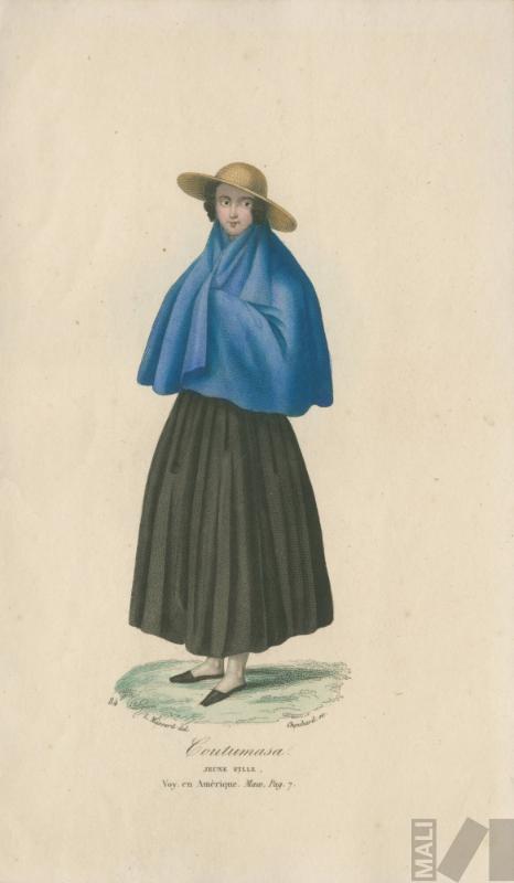 Mujer de Contumazá. Ilustraciones pertenecientes a la Histoire pittoresque des voyages dans les cinq parties du monde