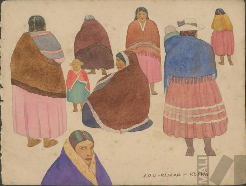 Estudio de trajes femeninos - Sierra Sur