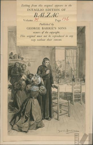 Ilustración para "La comedia humana" de Honoré de Balzac