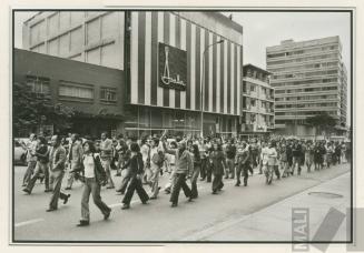Protesta en la avenida