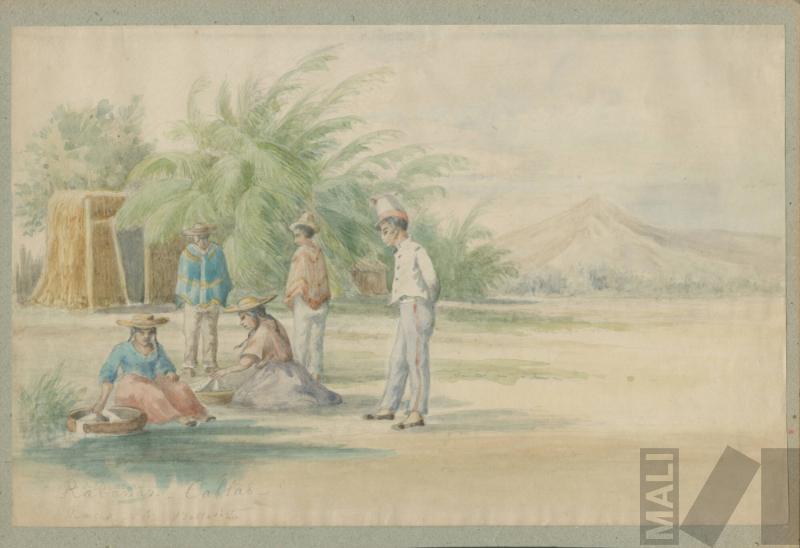 Rabonas y soldados en Bellavista