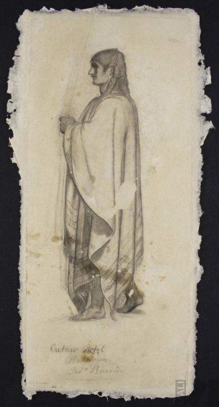 Indígena, estudio para 'El entierro del cura o Manchaypuito'