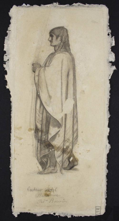 Indígena, estudio para 'El entierro del cura o Manchaypuito'