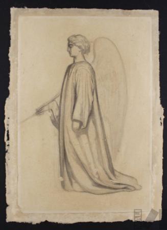 Ángel, estudio para 'El entierro del cura o Manchaypuito'