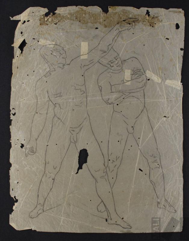 Demonios, estudio para 'El entierro del cura o Manchaypuito'