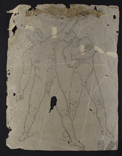 Demonios, estudio para 'El entierro del cura o Manchaypuito'