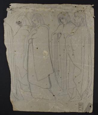 Indígenas, estudio para 'El entierro del cura o Manchaypuito'