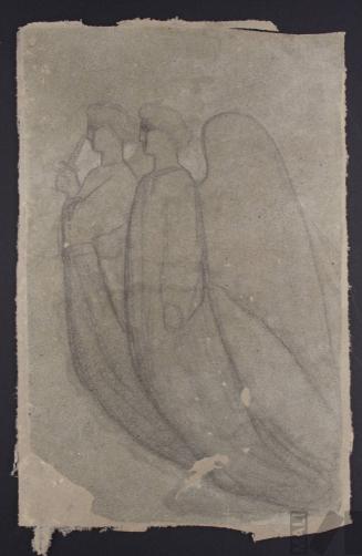 Ángeles, estudio para 'El entierro del cura o Manchaypuito'