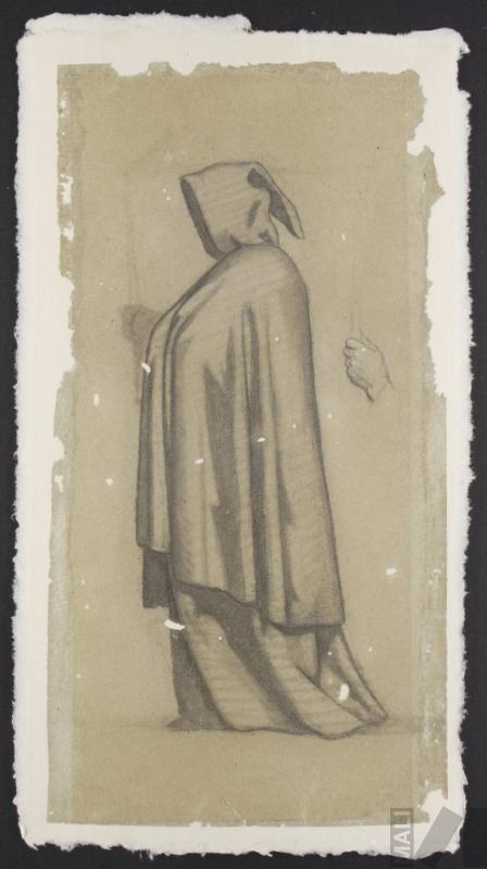 Fraile, estudio para ´El entierro del cura o Manchaypuito´