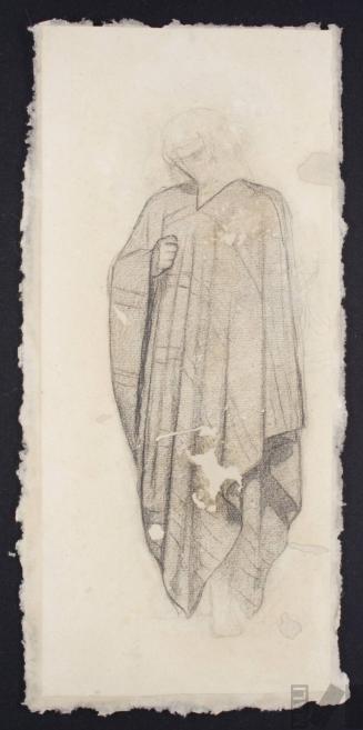 Estudio de traje indígena para 'El entierro del cura o Manchaypuito'