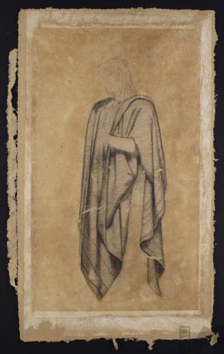 Estudio de traje indígena para 'El entierro del cura o Manchaypuito'