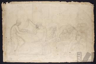 Estudio para 'Salomé presenta a Herodías la cabeza de san Juan Bautista'