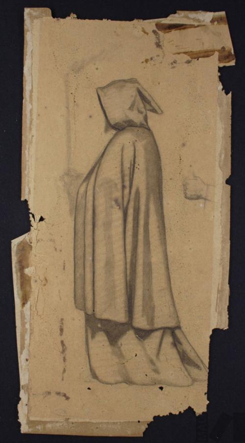 Fraile, estudio para ´El entierro del cura o Manchaypuito´