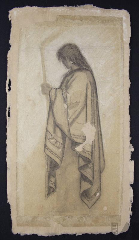 Indígena, estudio para 'El entierro del cura o Manchaypuito'