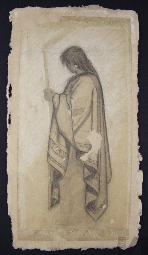 Indígena, estudio para 'El entierro del cura o Manchaypuito'