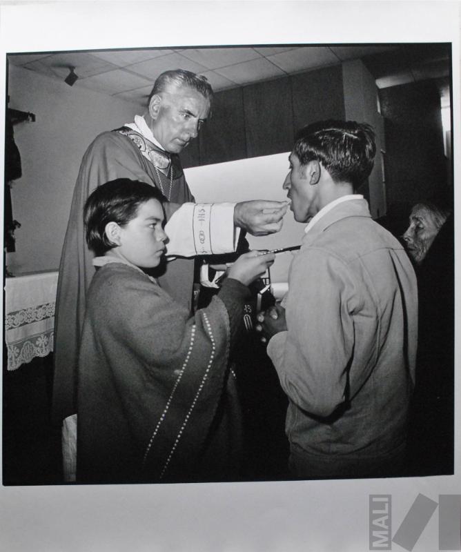 The Bishop Dante Frasnelli Tartar Offering Communion, Huari, Callejón de Conchucos
