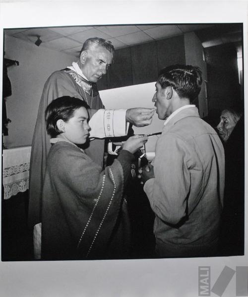 The Bishop Dante Frasnelli Tartar Offering Communion, Huari, Callejón de Conchucos
