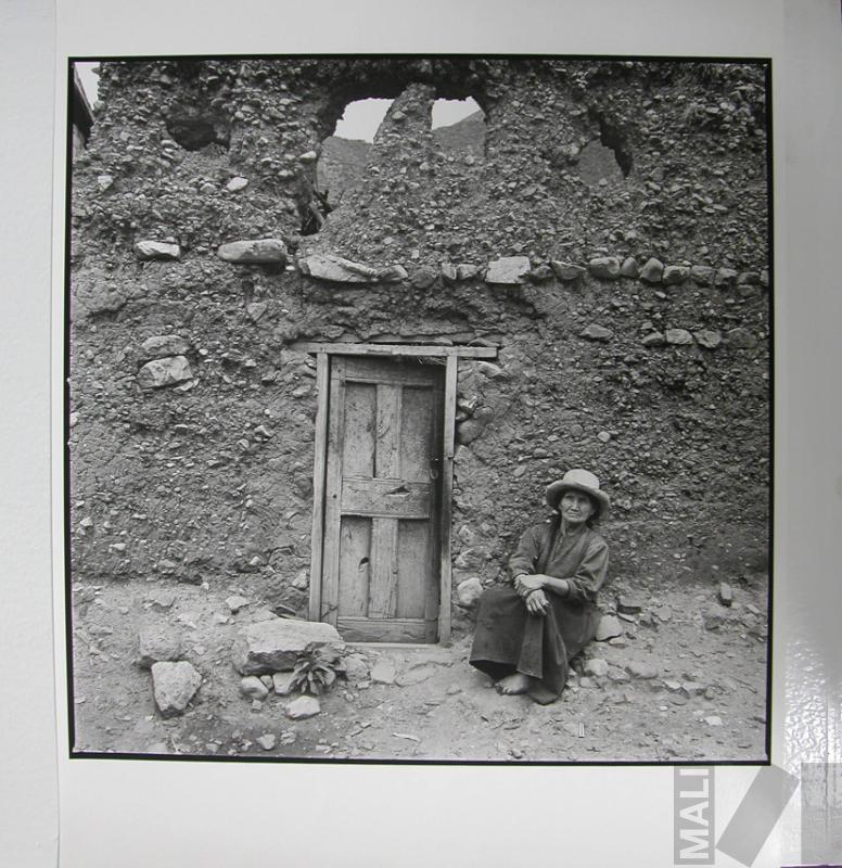 Blind Woman Against the Wall
