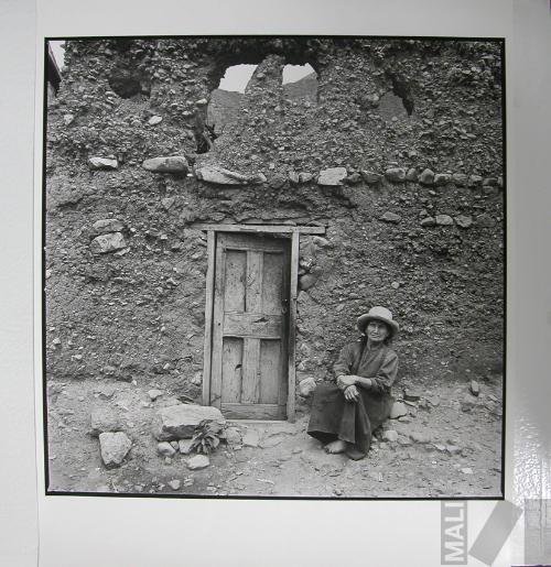 Blind Woman Against the Wall
