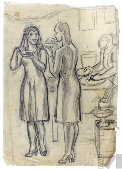 Estudio para 'Los picarones'